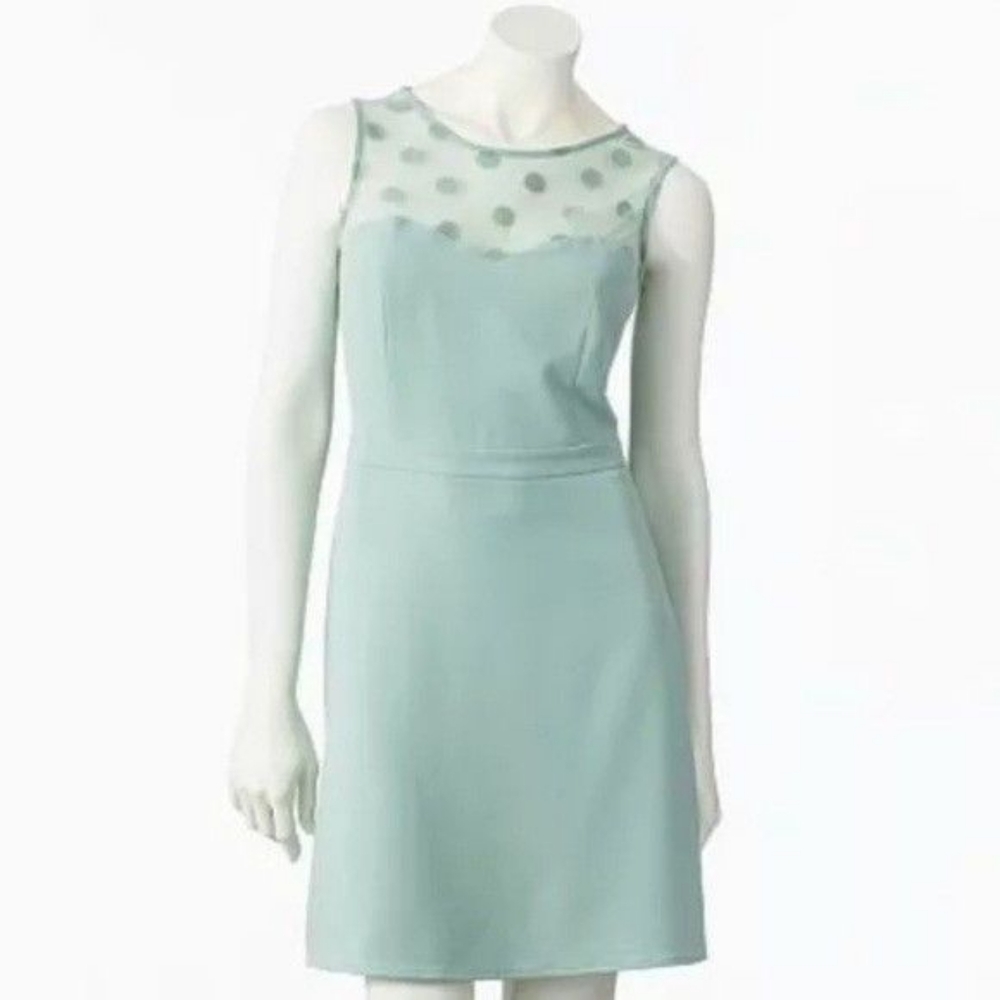 LAUREN CONRAD Mint Green Sheath Dress